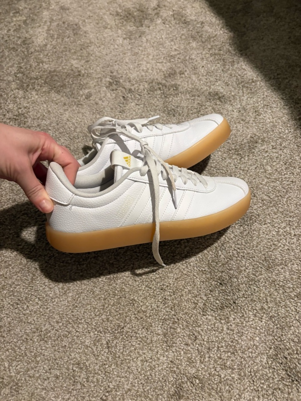 adidas VL Court 3.0 - Cloud White / Gum - Picture 2 of 6